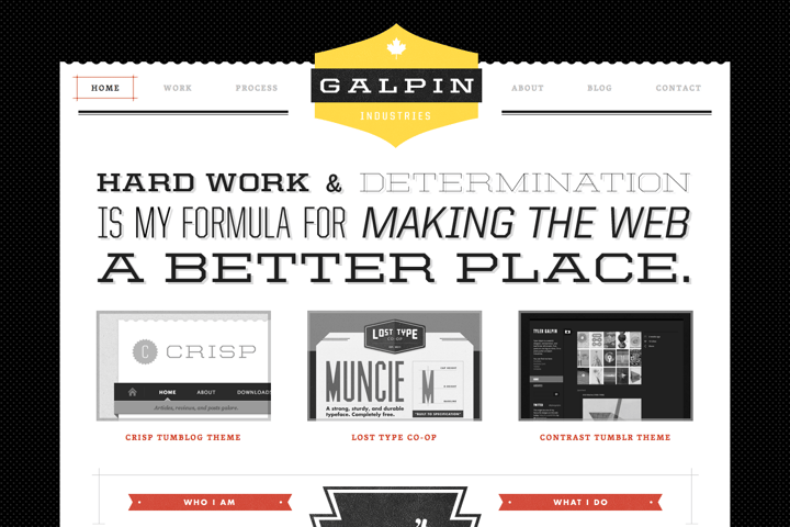 Galpin Industries website preview